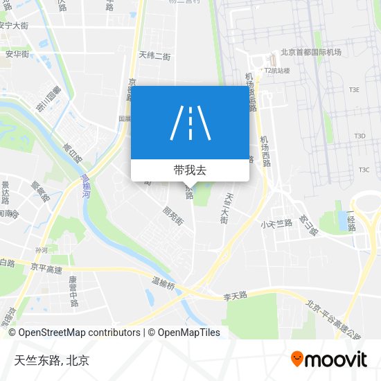 天竺东路地图
