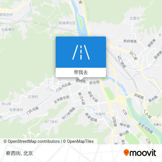 桥西街地图