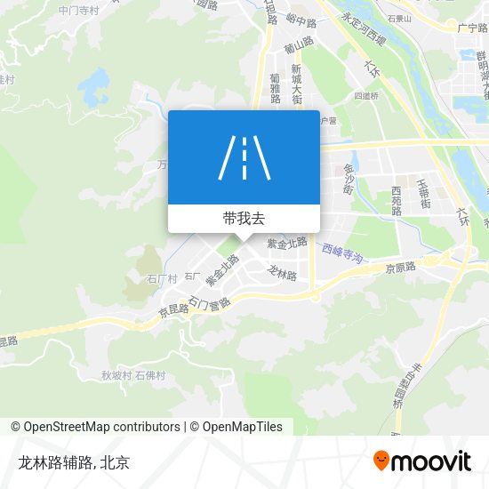 龙林路辅路地图