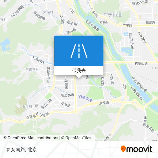 泰安南路地图