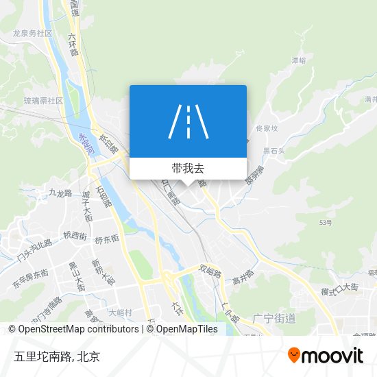 五里坨南路地图