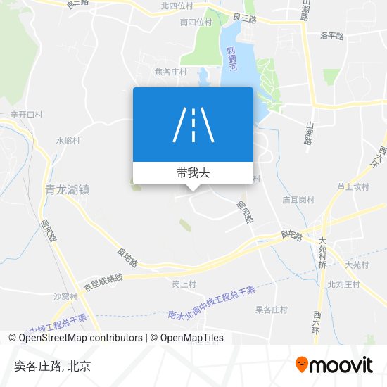 窦各庄路地图