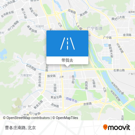 曹各庄南路地图
