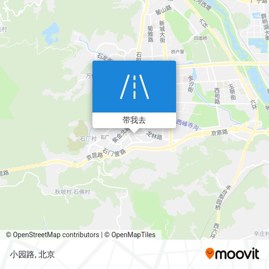 小园路地图