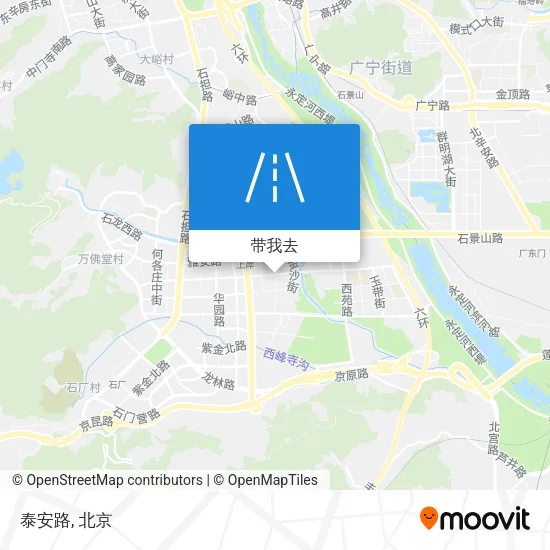泰安路地图