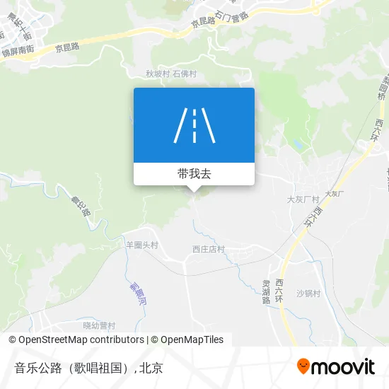 音乐公路（歌唱祖国）地图