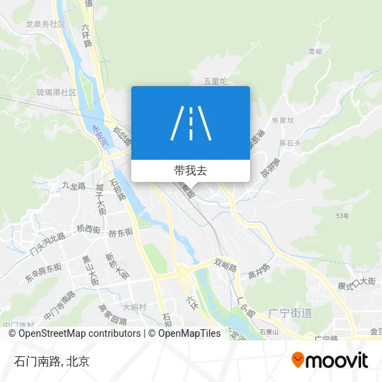 石门南路地图