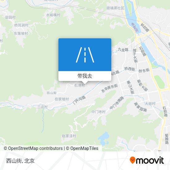 西山街地图