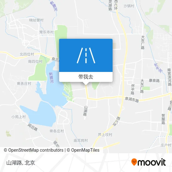 山湖路地图