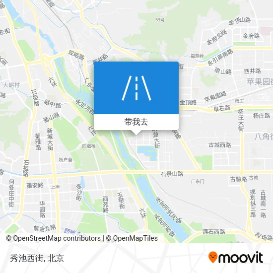 秀池西街地图