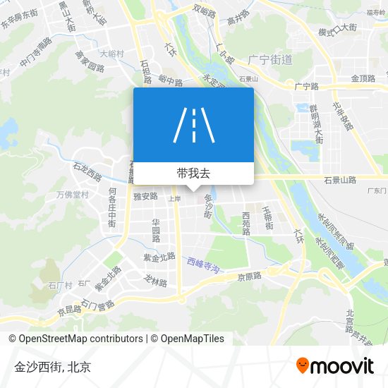 金沙西街地图