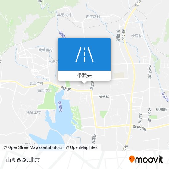 山湖西路地图