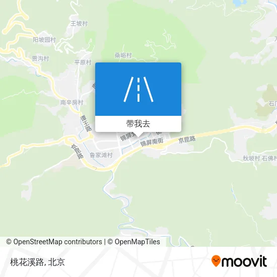 桃花溪路地图