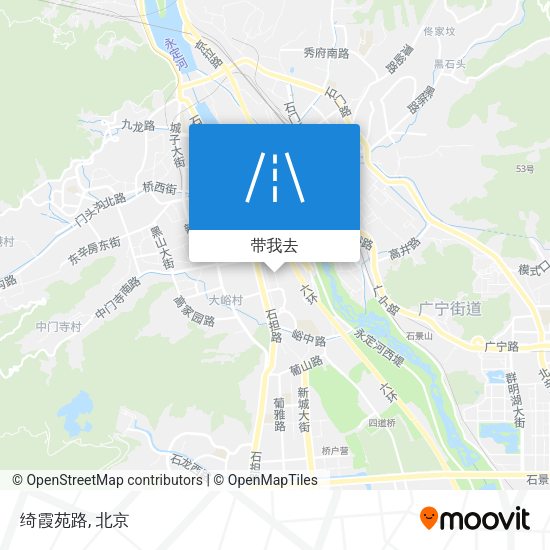 绮霞苑路地图