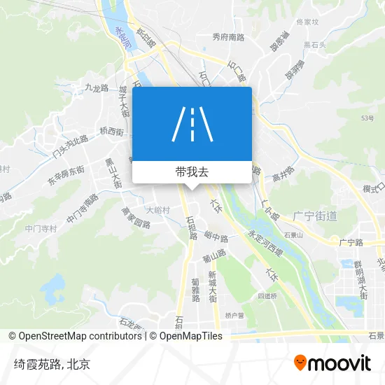 绮霞苑路地图