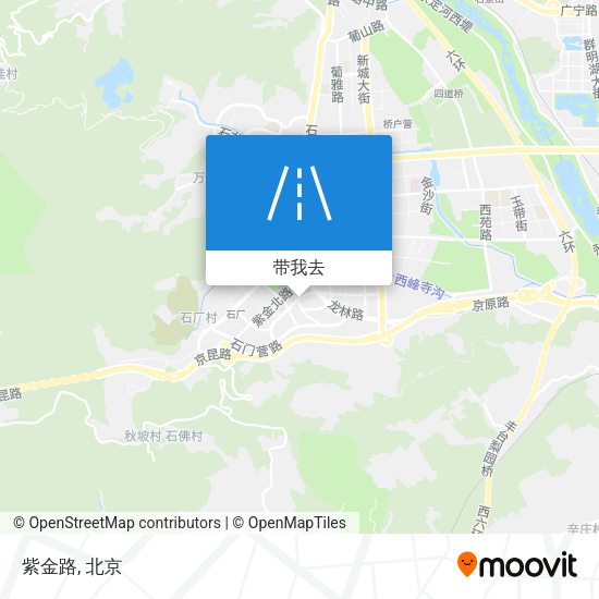 紫金路地图