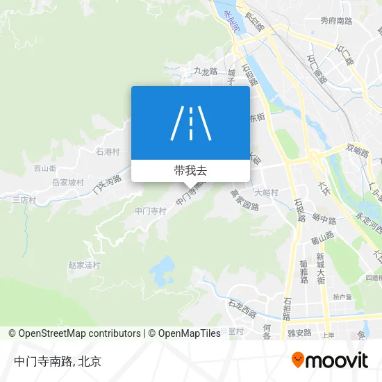 中门寺南路地图