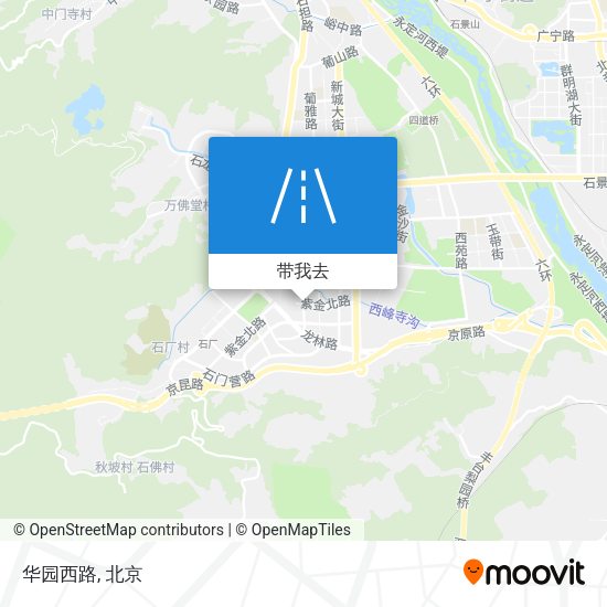 华园西路地图