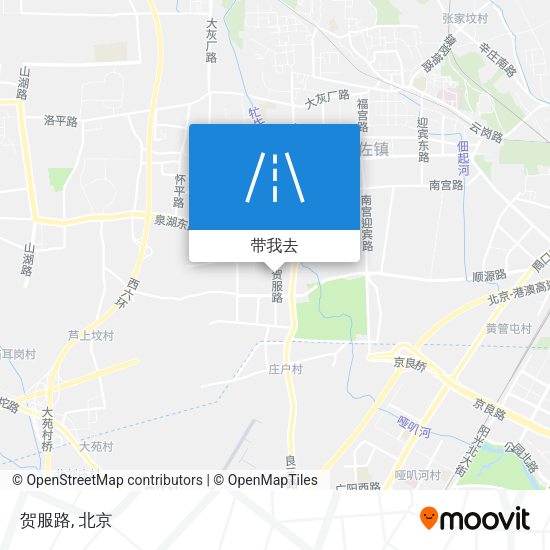 贺服路地图
