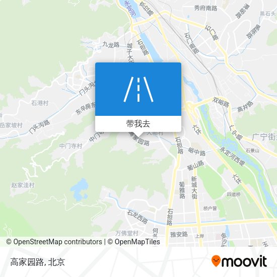 高家园路地图