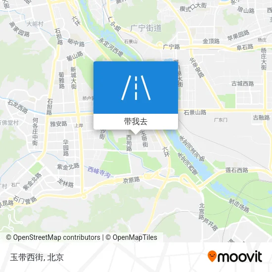 玉带西街地图