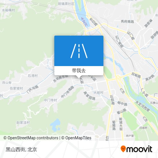 黑山西街地图