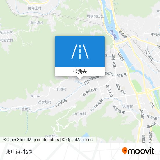 龙山街地图