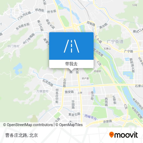 曹各庄北路地图