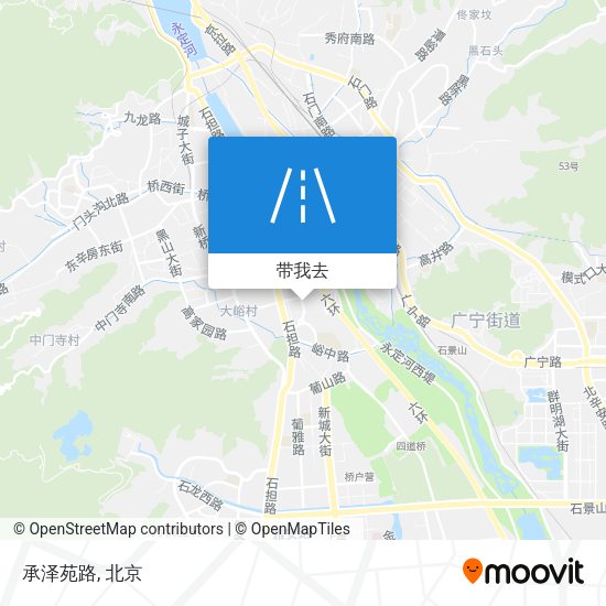 承泽苑路地图