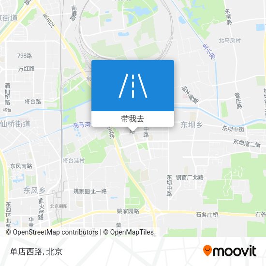 单店西路地图