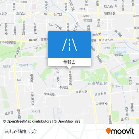 南苑路辅路地图