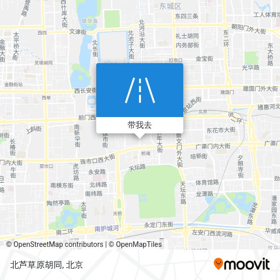 北芦草原胡同地图