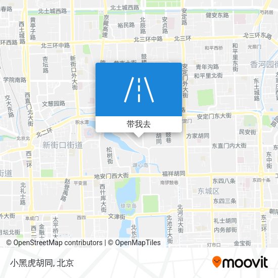 小黑虎胡同地图
