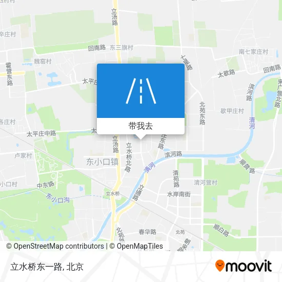 立水桥东一路地图