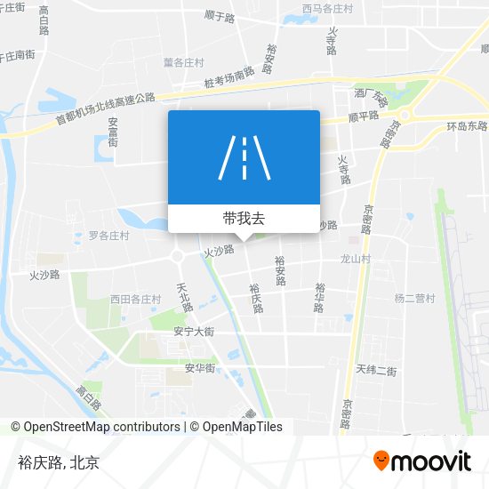 裕庆路地图