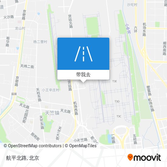 航平北路地图