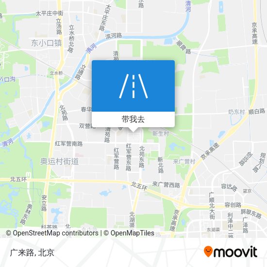 广来路地图