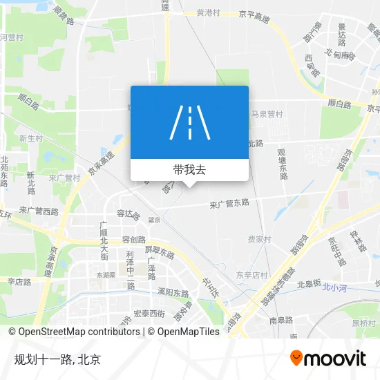 规划十一路地图