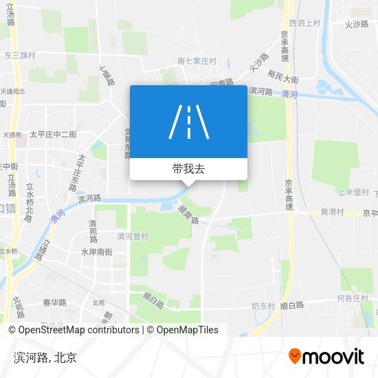 滨河路地图