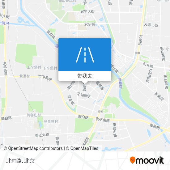 北甸路地图