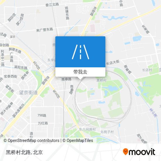 黑桥村北路地图