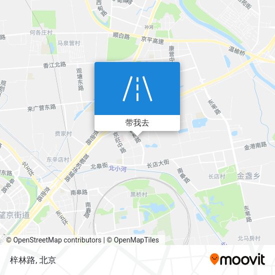 梓林路地图