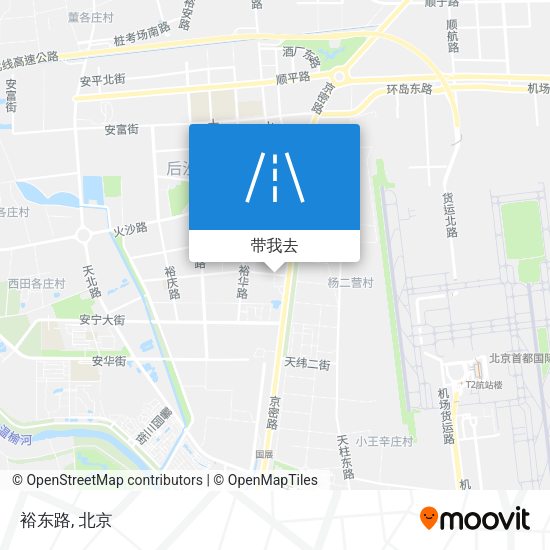 裕东路地图