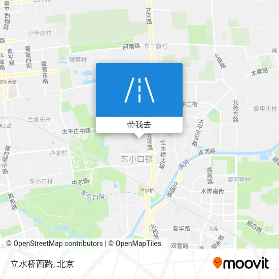 立水桥西路地图