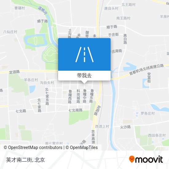 英才南二街地图
