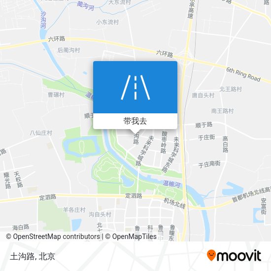 土沟路地图