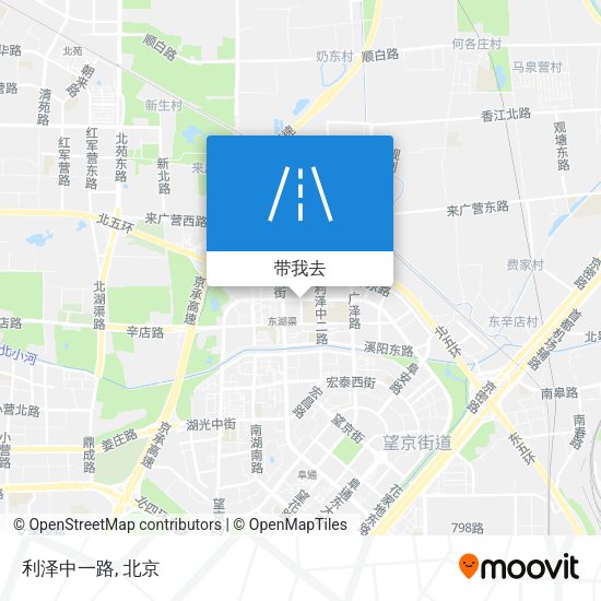 利泽中一路地图