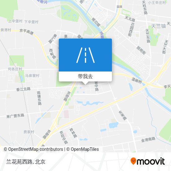 兰花苑西路地图