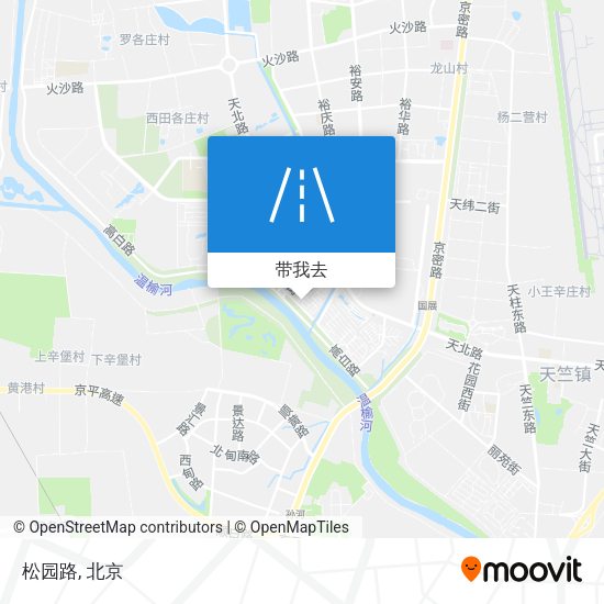 松园路地图