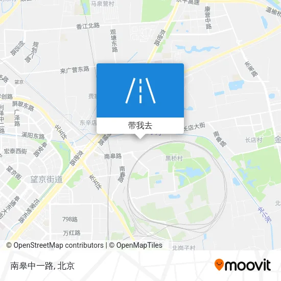 南皋中一路地图